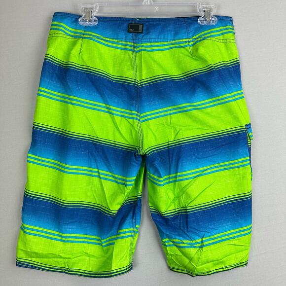 O’Neill Men’s 30 Santa Cruz Stripe Board Shorts No Stretch - Picture 10 of 10